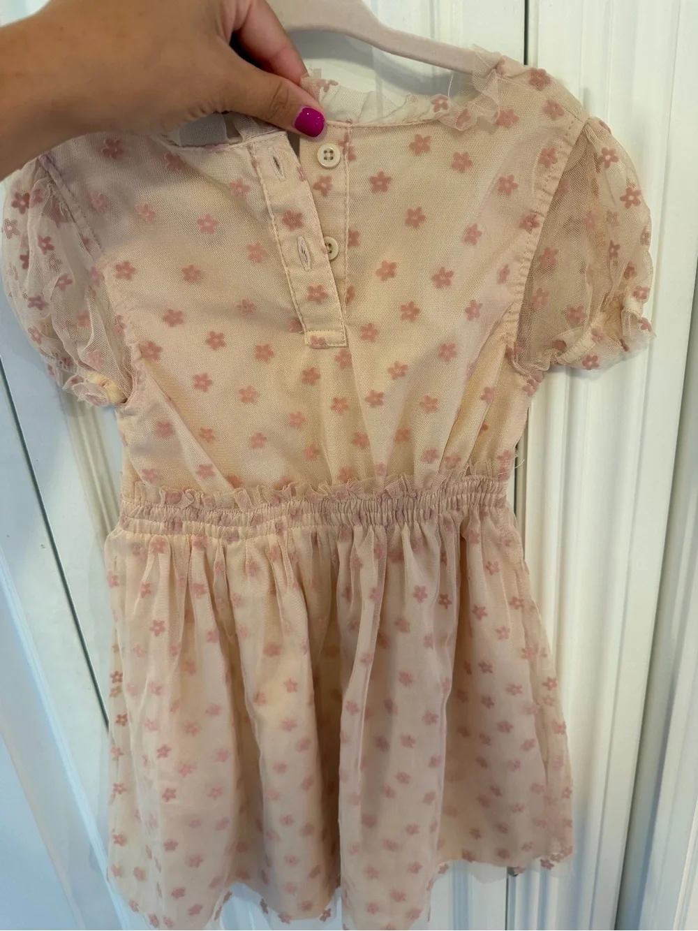 Girls floral printed dress with matching jacket